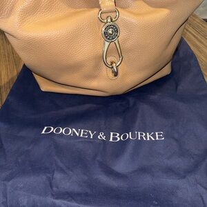 Dooney & Bourke Caramel Leather Hobo Bag